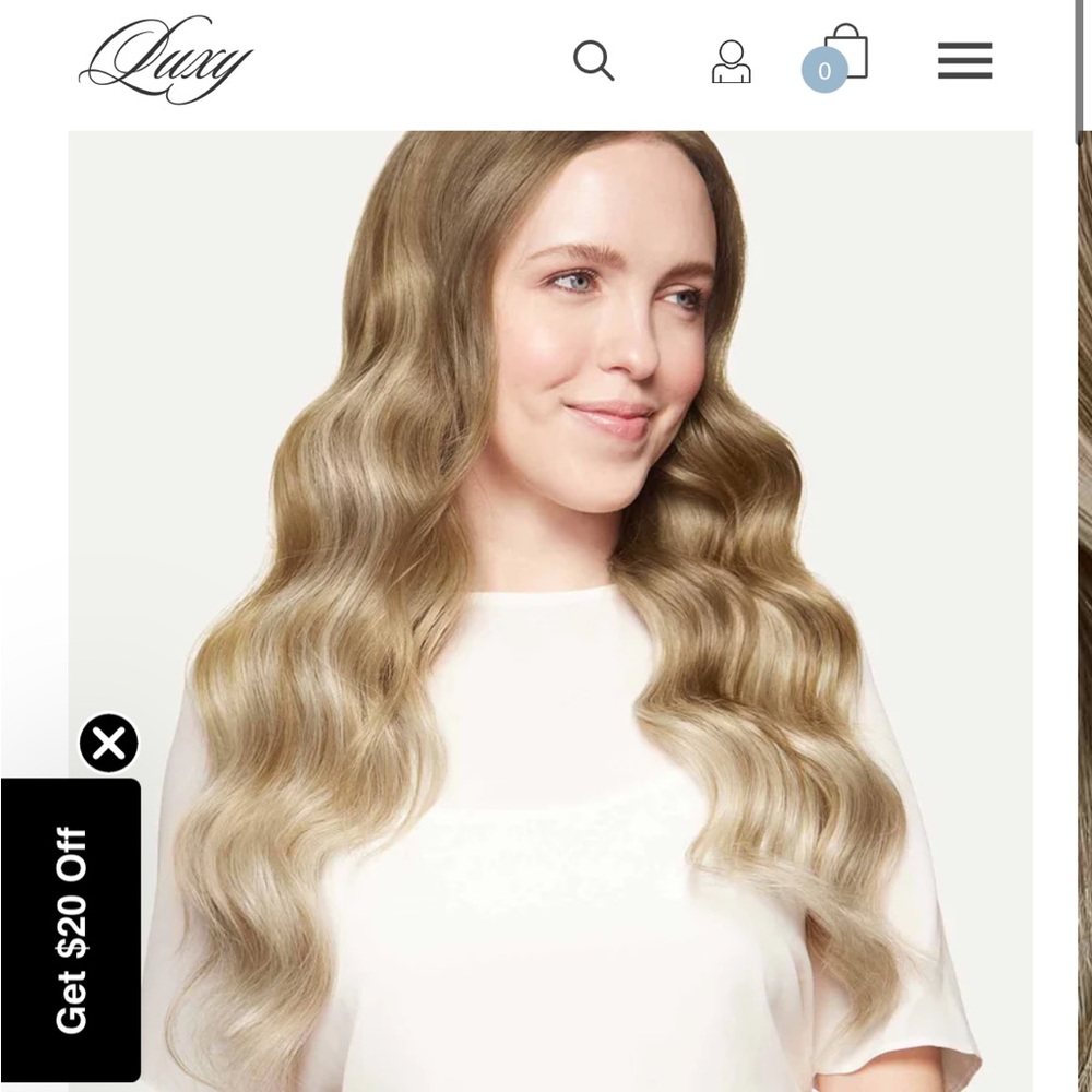 Luxy blong 180g clip in extensions